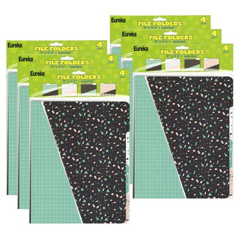 Simply Sassy File Folders, 4 Per Pack, 6 Packs