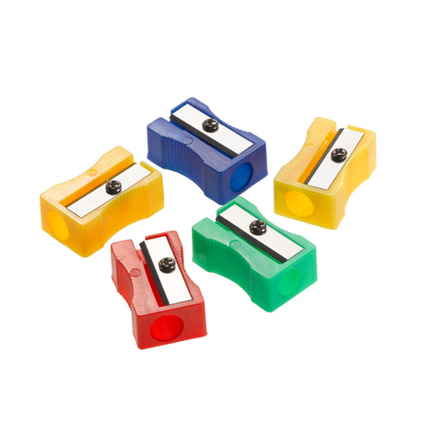 Single-Hole Pencil Sharpener Classroom Pack, 24 Per Pack, 3 Packs