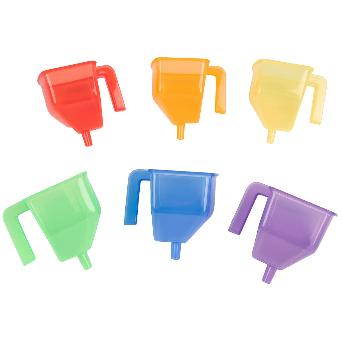 Translucent Funnels, Set of 6