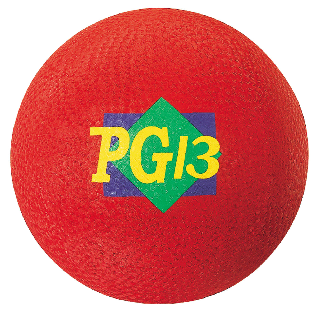 Playground Ball, 13" Diameter, Red