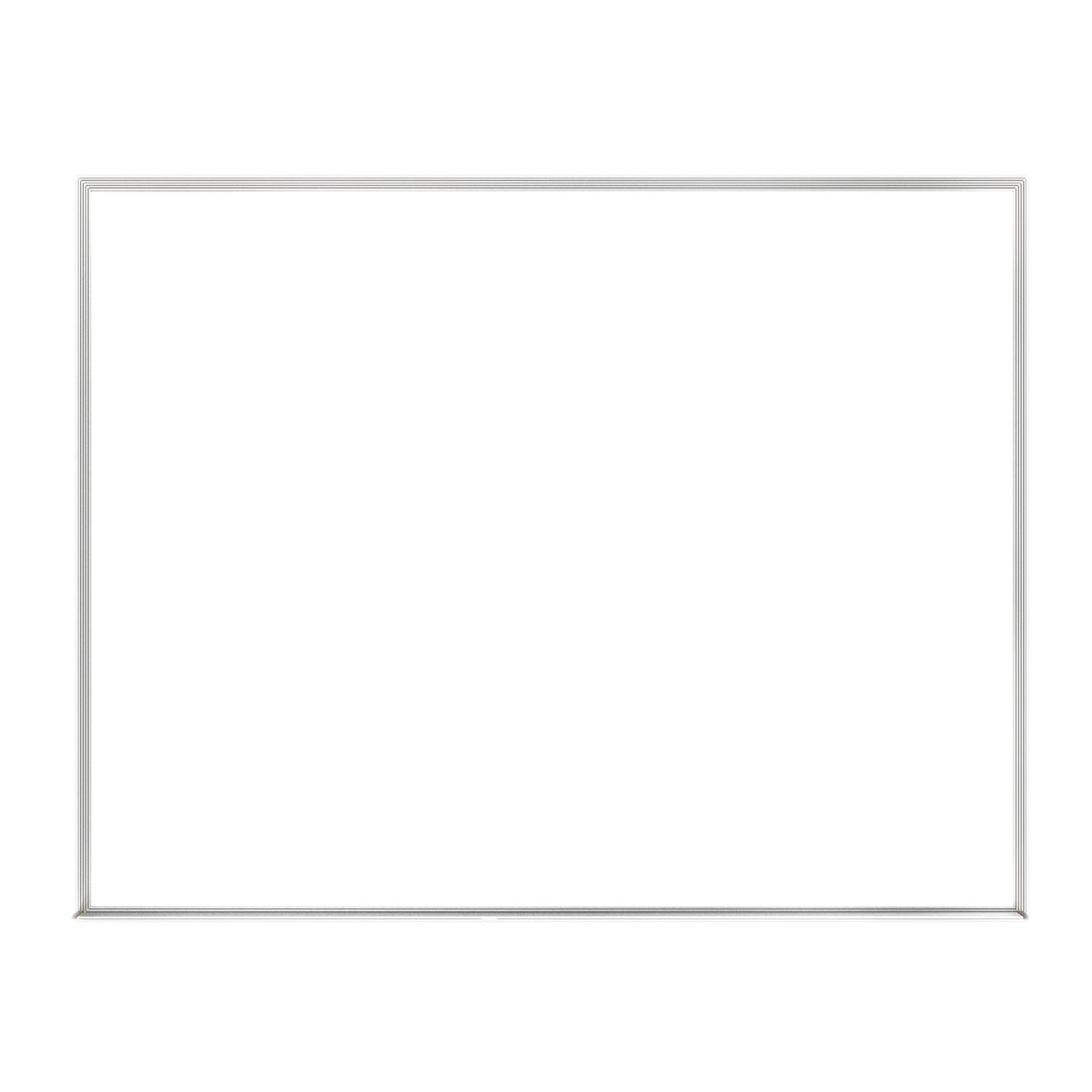 Non-Magnetic Whiteboard with Aluminum Frame, 2'H x 3'W