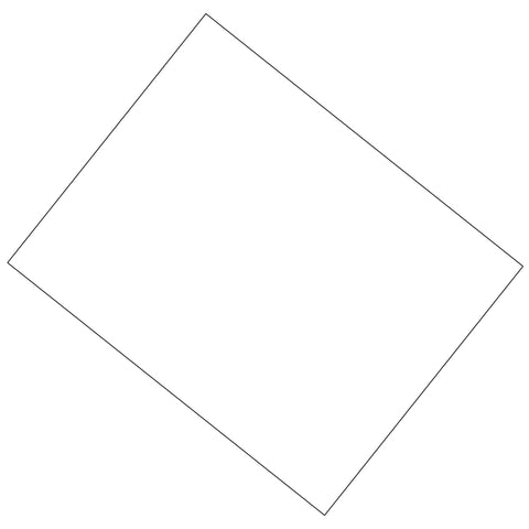 Coated Poster Board, White 14 pt., 22" x 28", 25 Sheets