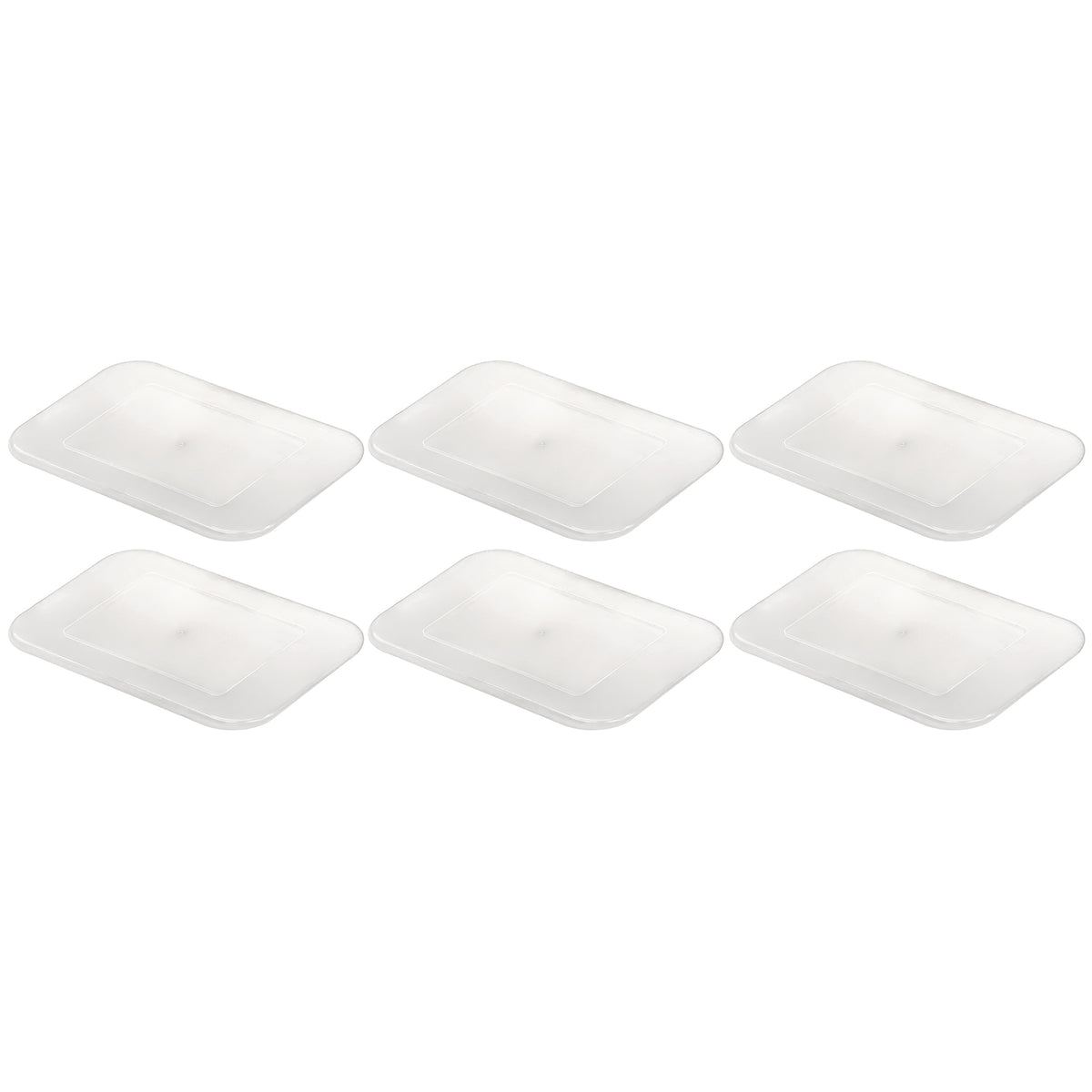 Plastic Letter Tray Lid, Clear, Pack of 6