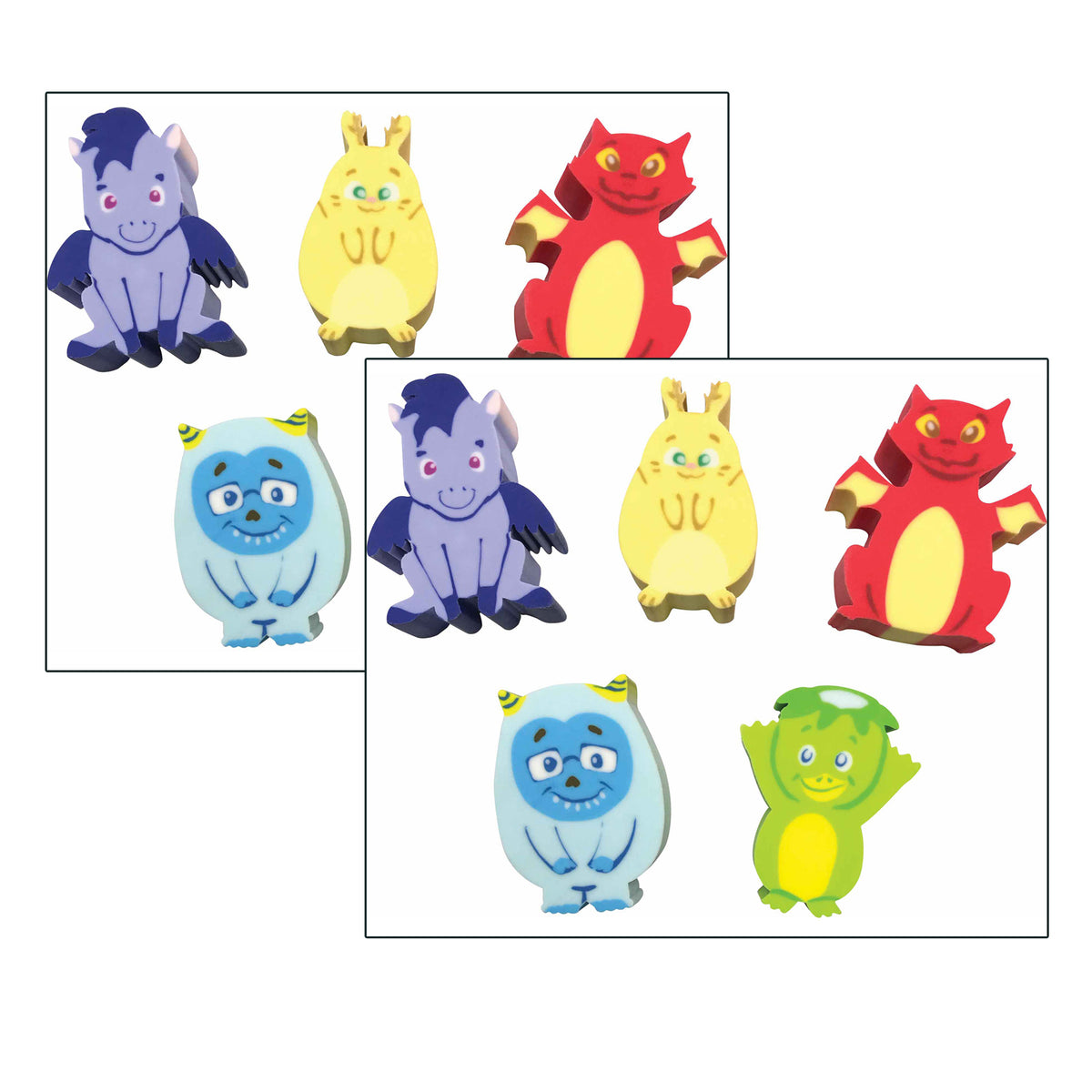 Whatsits™ Collectable Erasers Mystery Packs: Fantasy Friends, 20 Per Set, 2 Sets