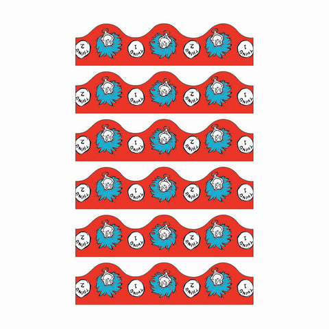 Dr. Seuss™ Thing 1 & 2 Deco Trim®, 37 Feet Per Pack, 6 Packs