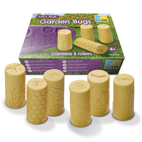 Let's Roll, Garden Bugs Rollers, Set of 6