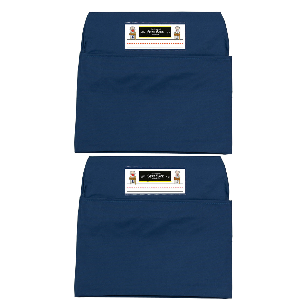 Seat Sack, Small, 12 inch, Chair Pocket, Blue, Pack of 2