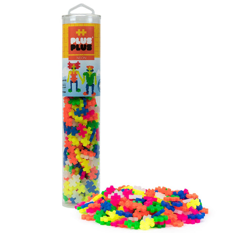 Plus-Plus® 240-Piece Tube, Neon