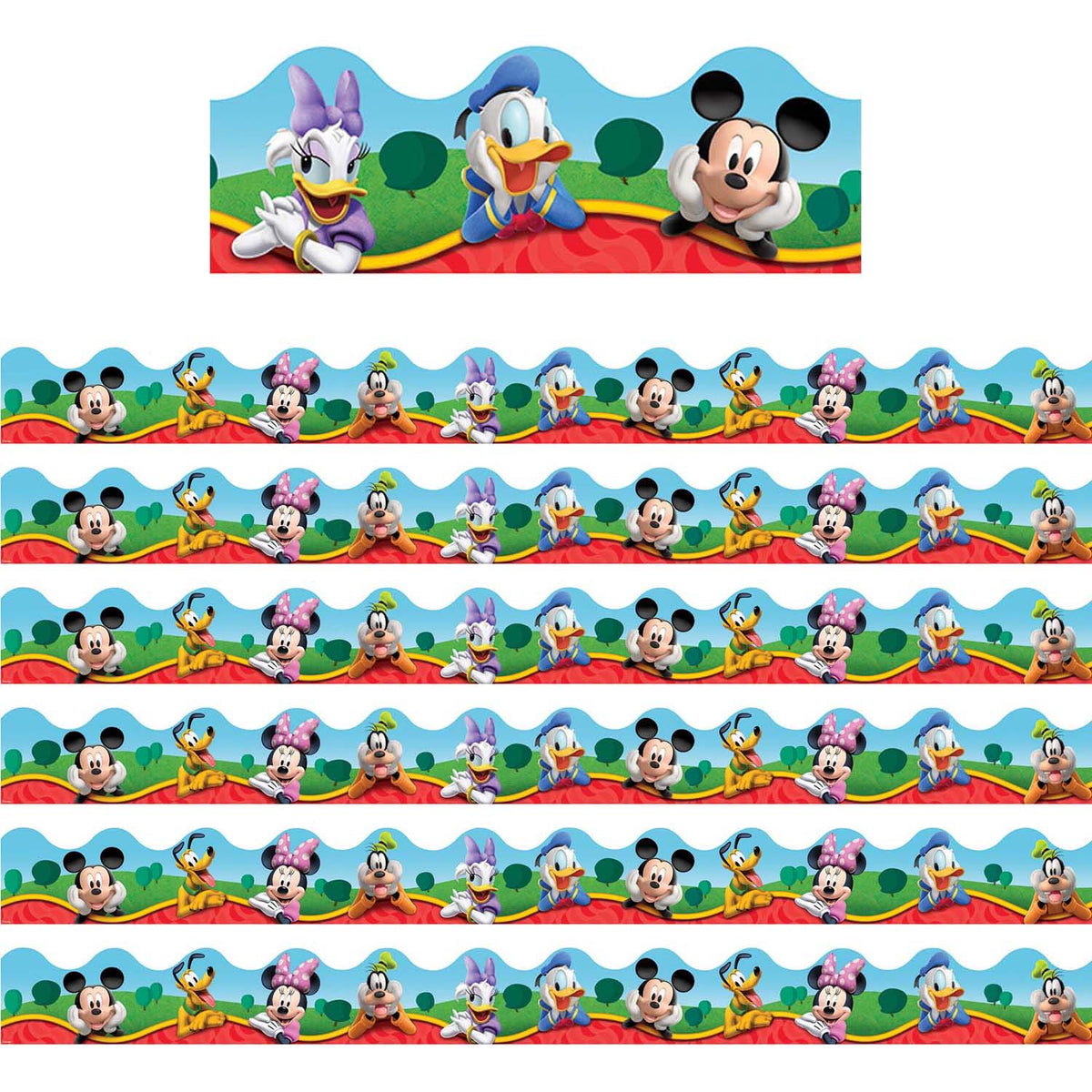 Mickey Mouse Clubhouse® Characters Deco Trim®, 37 Feet Per Pack, 6 Packs