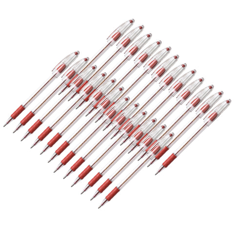 R.S.V.P.® Ballpoint Pen, Medium Point, Red, Pack of 24