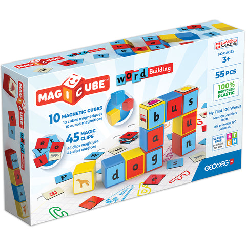 Magicube™ Word Building Set, Recycled, 55 Pieces