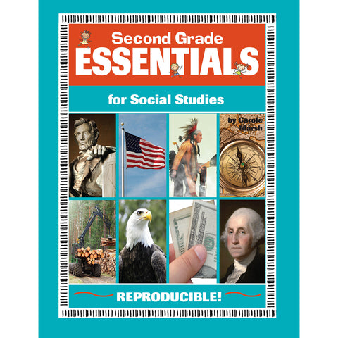 Second Grade Essentials for Social Studies Reproducible Book