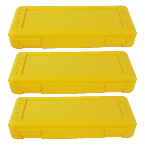 Ruler Box, Yellow, Pack of 3