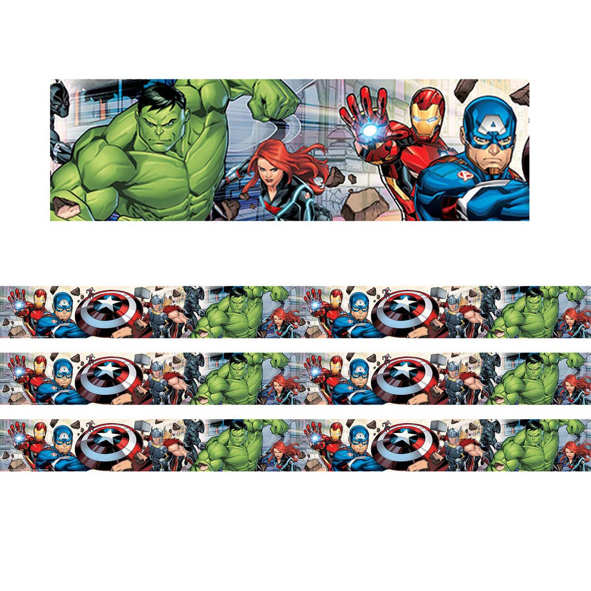 Marvel™ Deco Trim® Extra Wide Die Cut, 37 Feet Per Pack, 3 Packs