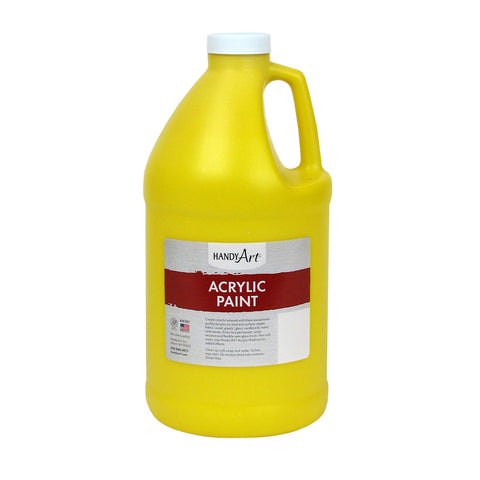 Acrylic Paint Half Gallon, Chrome Yellow