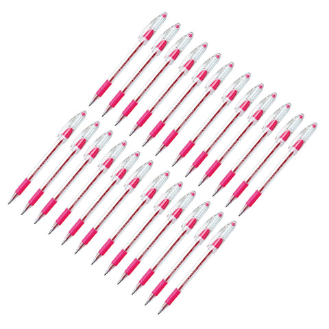 R.S.V.P.® Ballpoint Pen, Fine Point, Pink, Pack of 24