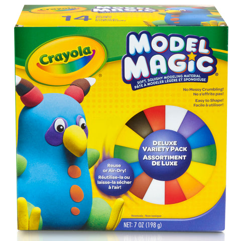 Model Magic Variety Pack, 9 Colors, 0.5-oz., 14 Count