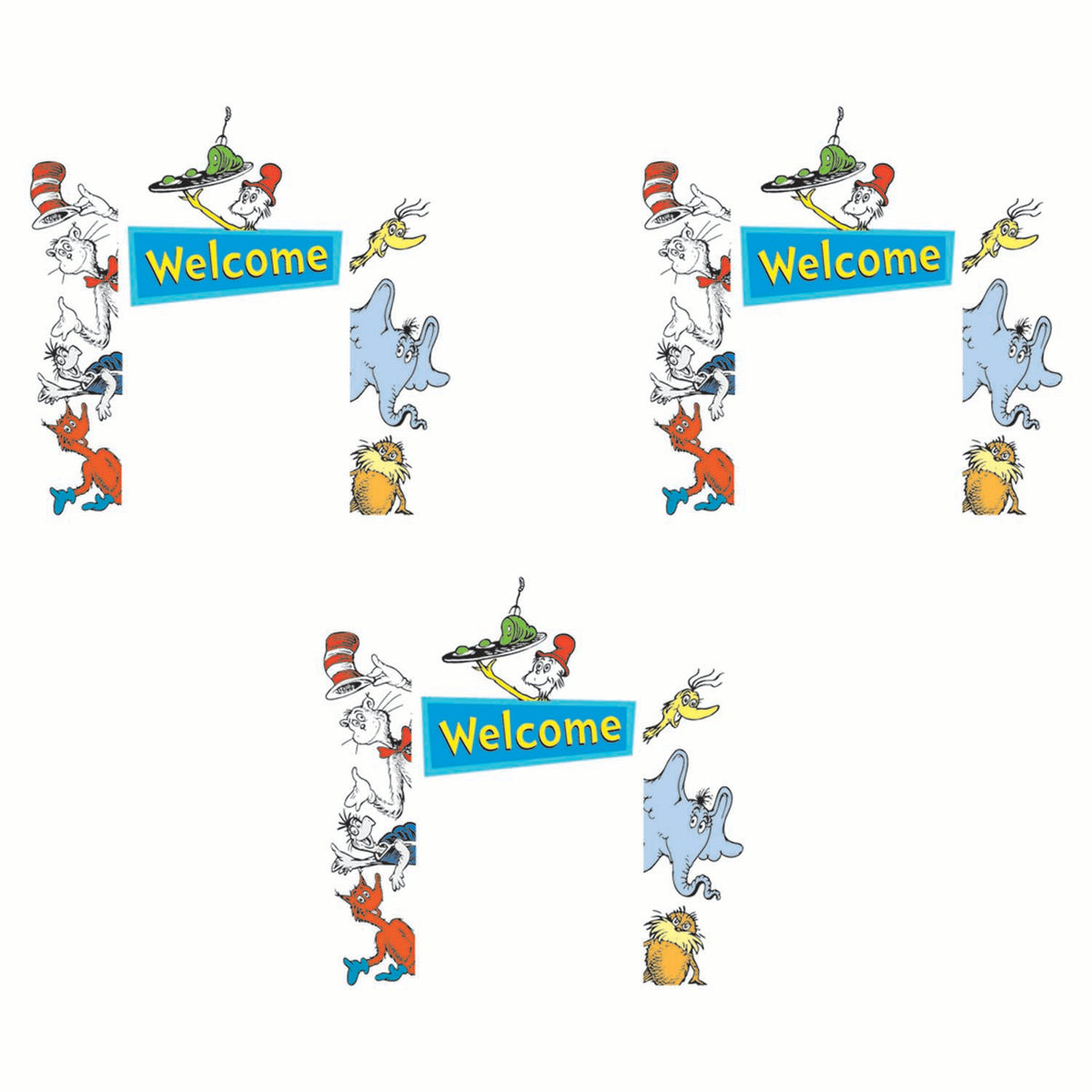 Dr. Seuss™ Welcome Go-Arounds®, 8 Pieces Per Set, 3 Sets