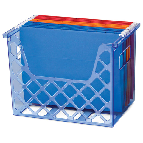 Desktop File Organizer, Transparent Blue