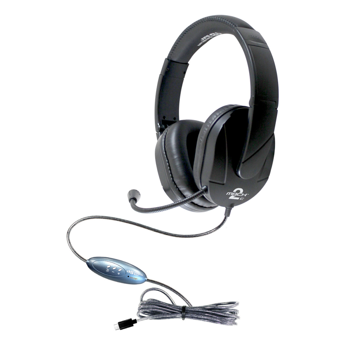 MACH-2 Multimedia Stereo Headset - Over-Ear with Steel Reinforced Gooseneck Mic