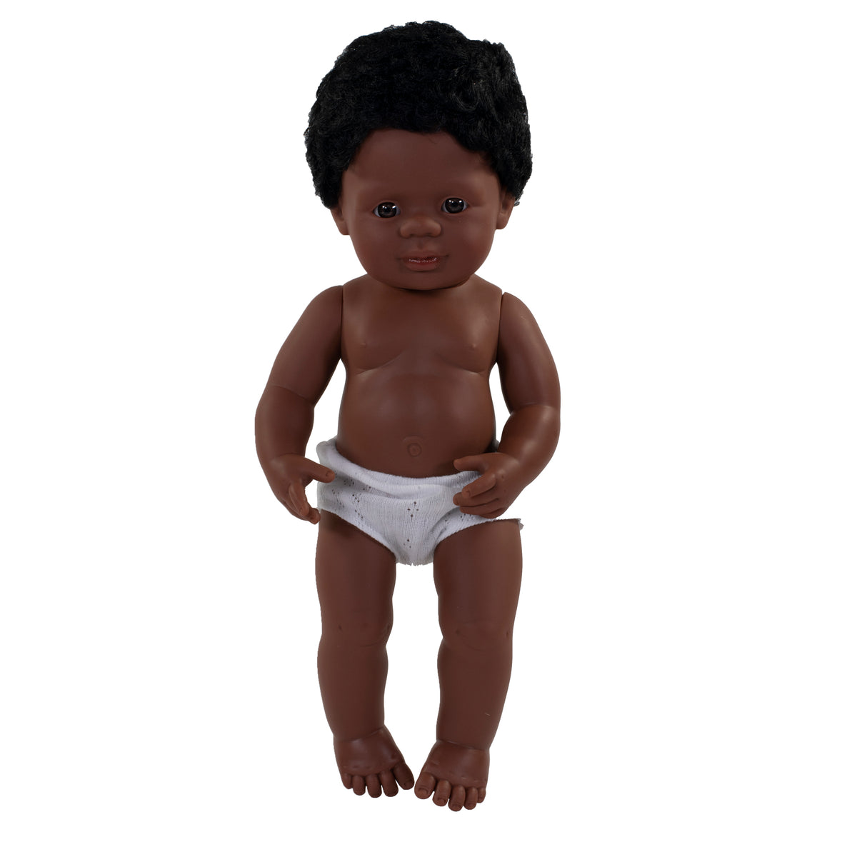 Anatomically Correct 15" Baby Doll, African-American Boy