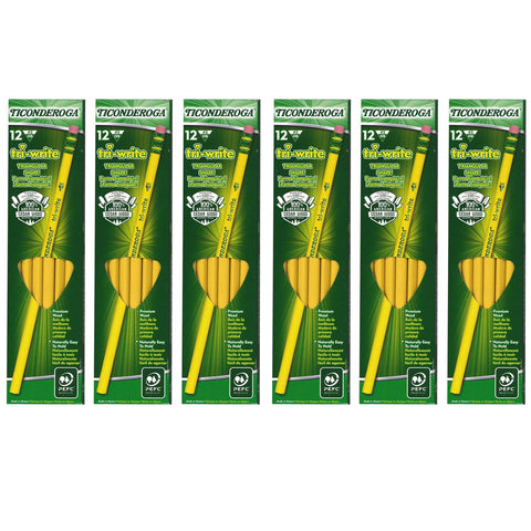 tri-write™ Pencils, 12 Per Pack, 6 Packs