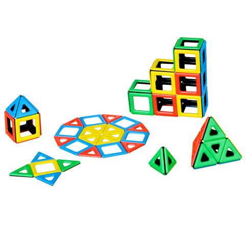 Magnetic Polydron® Class Set, 96 Pieces