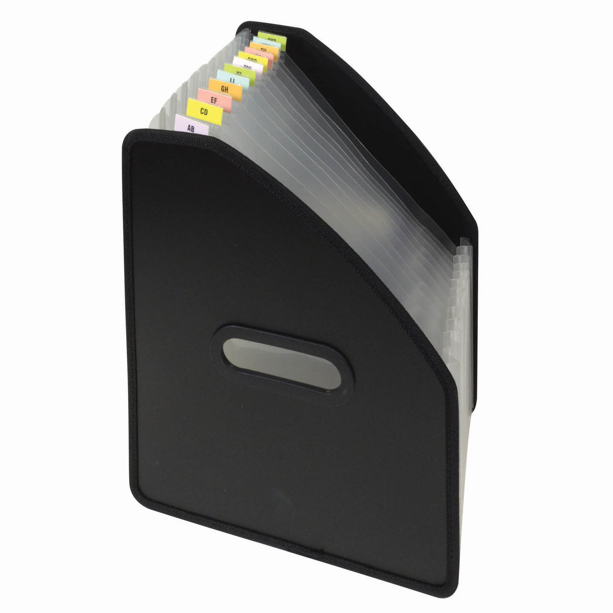 13-Pocket Vertical Expanding File, Black