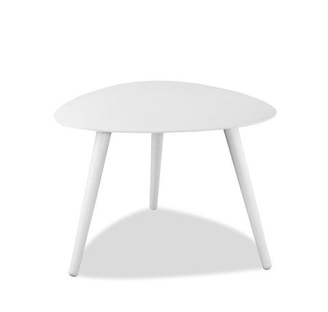 Triad White Aluminum Side Table