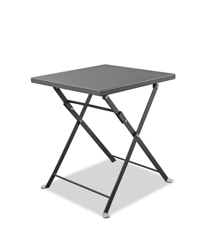 16 X 16 X 18 Powder Aluminum Side Table