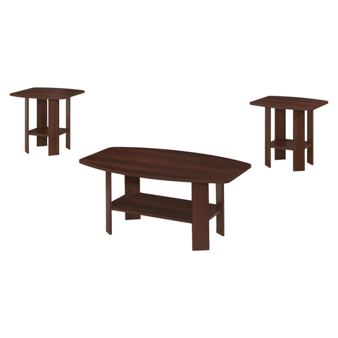 61.5" x 75.5" x 55.25" Cherry Table 3pcs Set