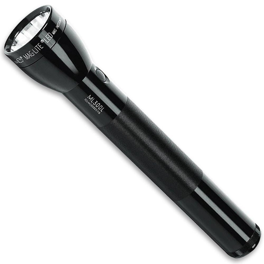 Maglite Ml300l Led 3-cell D Flashlight Black