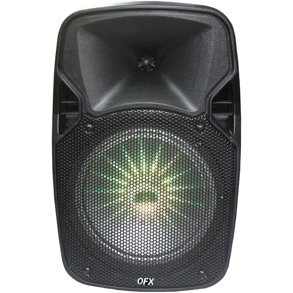 8" Rechargeable Bluetooth(R) Party Speaker with Microphone and Stand