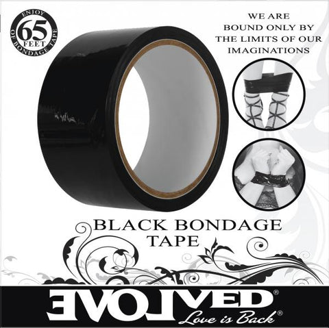 Evolved Bondage Tape Black 65 Ft