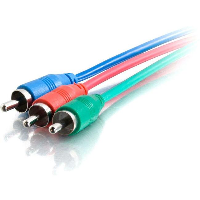 C2G 25ft CMG-Rated Component Video Cable With Low Profile Connectors