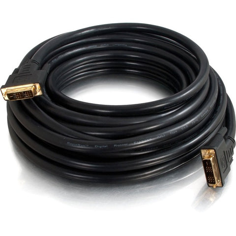 C2G 15ft Pro Series DVI-D CL2 M/M Single Link Digital Video Cable