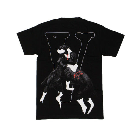 VLONE x CITY MORGUE Cotton 'Dogs' Short Sleeve T-Shirt - Black