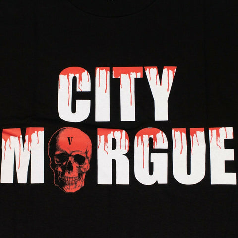 VLONE x CITY MORGUE Cotton 'Dogs' Short Sleeve T-Shirt - Black