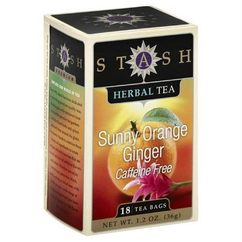 Stash Herbal Tea Sunny Orange And Ginger (6x18 Bag )