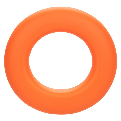 Alpha Liquid Silicone Prolong Large Ring - Orange