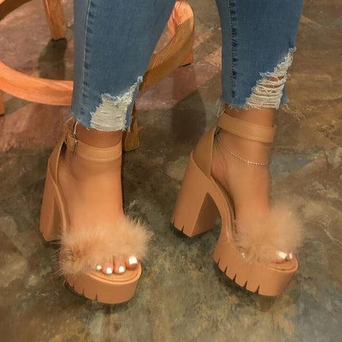 Women'S Sandals Summer 2023 Casual Open Toe Strap Buckle Sandals High Heel Shoes Mujer Wedges Shoes Female Sandalias Zapatos