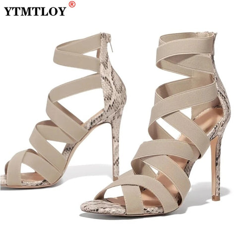 Pumps Women Shoes High Heels Women Sandals 2022 Zipper New Fashion Summer High Heels Sexy Ladies Peep Toe Shoes Women Pumps