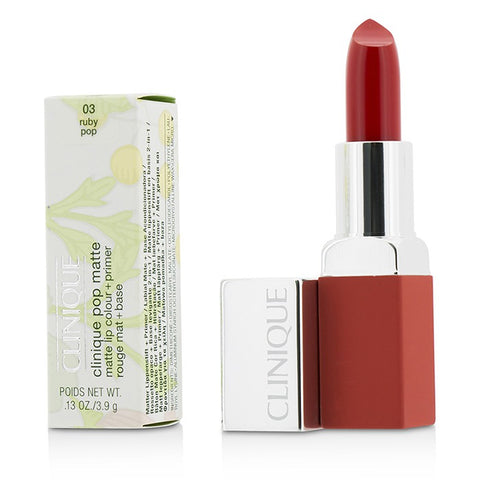 Clinique Pop Matte Lip Colour + Primer - # 01 Blushing Pop  --3.9g/0.13oz By Clinique