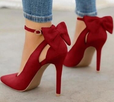 Women's High Heel Shoes New Fashion Plus Size Pionted Toe Women's Thin Heel Shoes Dress Party Ladies Heeled Shoes Female Pumps