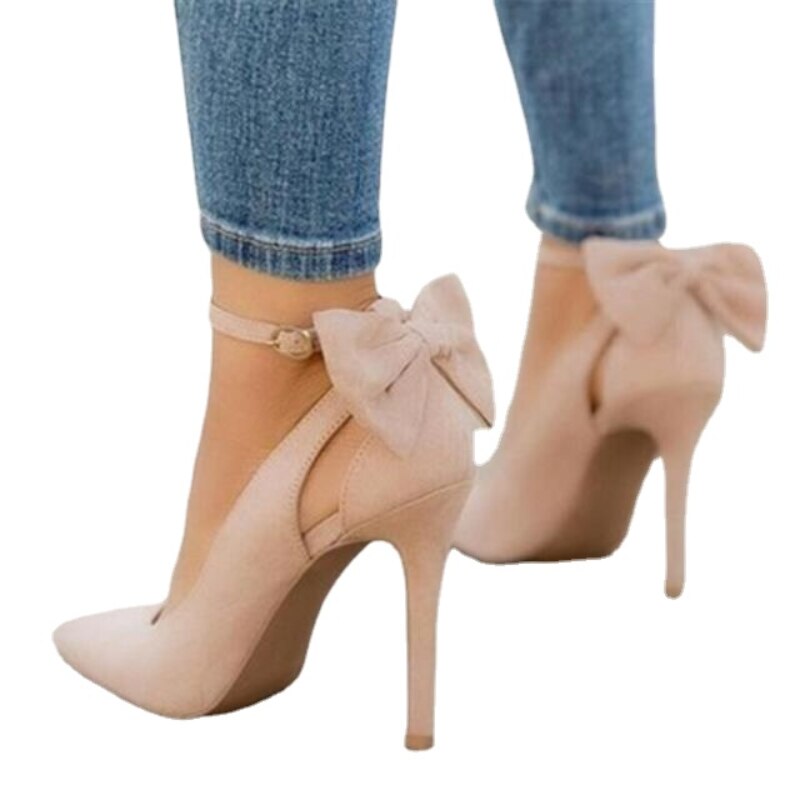 Women's High Heel Shoes New Fashion Plus Size Pionted Toe Women's Thin Heel Shoes Dress Party Ladies Heeled Shoes Female Pumps