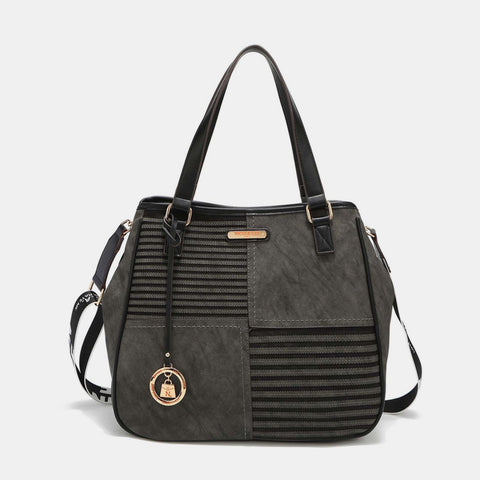 Nicole Lee USA Scallop Stitched Tote Bag