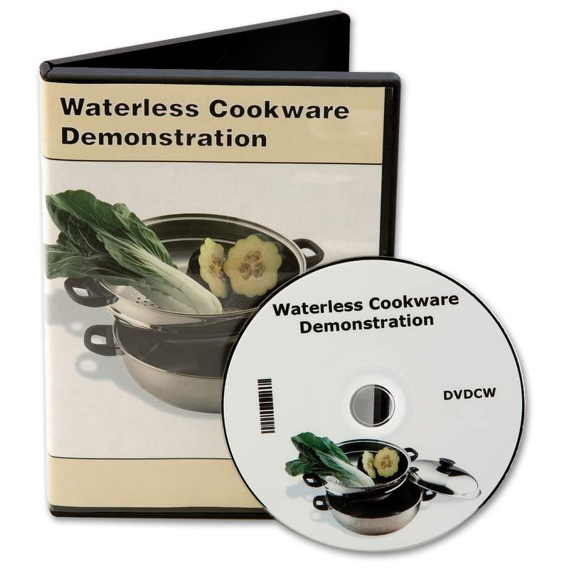 Informative Cookware DVD for Waterless Cookware