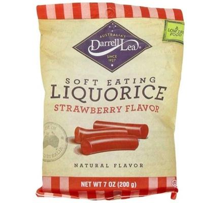 Darrell Lea Licorice Strawberry (8x7oz )