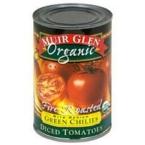 Muir Glen Org Diced Fire Roasted Tomato + Chilies (12x14.5 Oz)