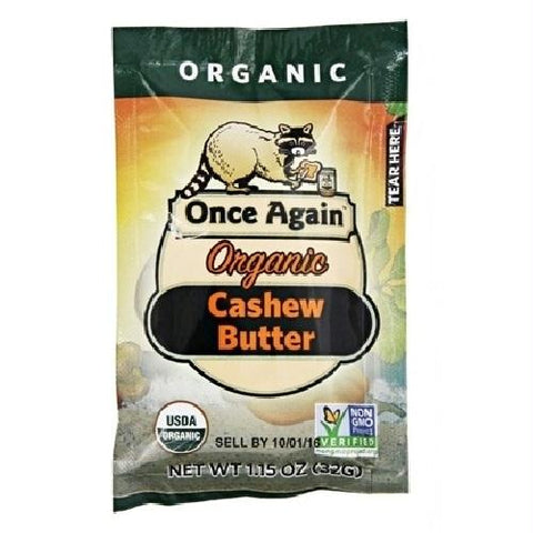 Once Again Organic Cashew Butter Squeeze (10x1.15 Oz)